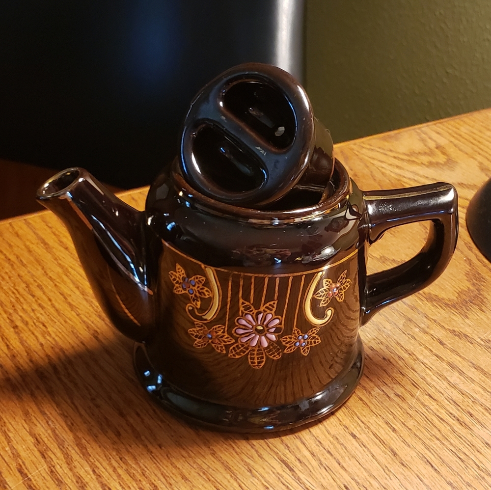 Tea pot ⚜ Miniature Decorative Oriental style teapot 4×4 inches